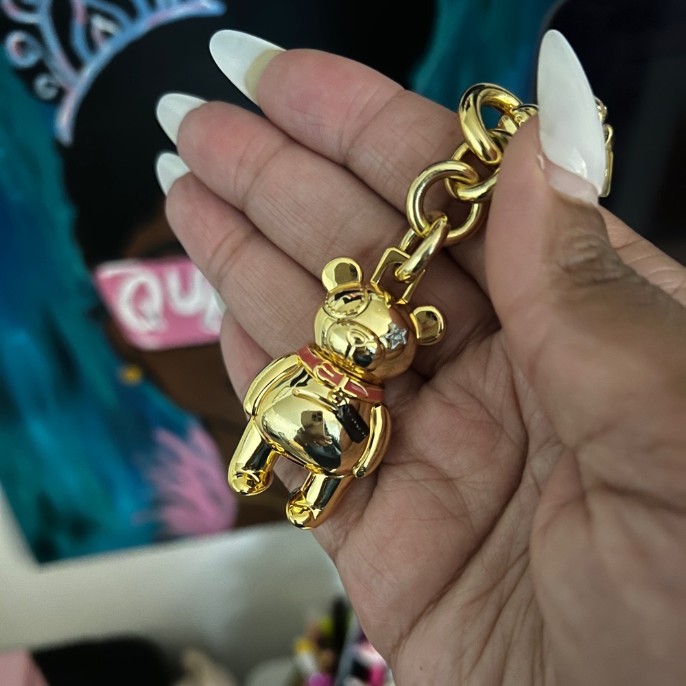 Coach 3D Bear Charm